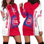 Athletic Slam Lifestyle Hoodie Dress For Women, Sport Lifestyle Hoodie Dress PTHDDDP1