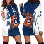 Strong Fan Culture Hoodie Dress, Game Day Hoodie Dress For Baseball Fans PTHDD000MLB092025DT