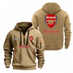 Performance Hoodie Half Zipper, Fan Edition Logo EPL104 - Khaki