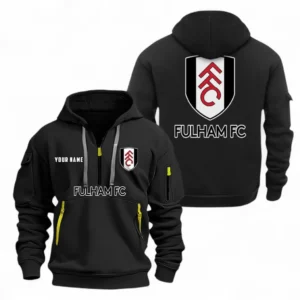 Urban Streetwear Hoodie, Half-Zip with Exclusive Logo EPL104 - Black