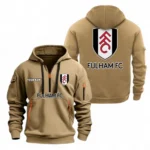 Outdoor Half-Zip Hoodie, Team Spirit Logo Design EPL104 - Khaki