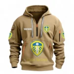 Performance Hoodie Half Zipper, Fan Edition Logo EPL116 - Khaki