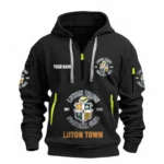 Training Hoodie Half Zipper, Fan-Friendly Logo Design EPL116 - Black