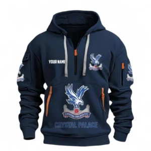 Performance Hoodie Half Zipper, Fan Edition Logo EPL116 - Navy