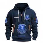 Performance Hoodie Half Zipper, Fan Edition Logo EPL116 - Navy