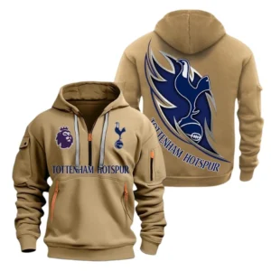 Urban Streetwear Hoodie, Half-Zip with Exclusive Logo EPL270 - Khaki