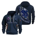 Performance Hoodie Half Zipper, Fan Edition Logo EPL270 - Navy