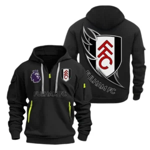 Urban Streetwear Hoodie, Half-Zip with Exclusive Logo EPL270 - Black