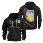 Training Hoodie Half Zipper, Fan-Friendly Logo Design EPL270 - Black
