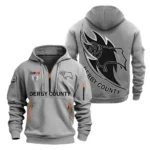 Performance Hoodie Half Zipper, Fan Edition Logo EPL270 - Gray