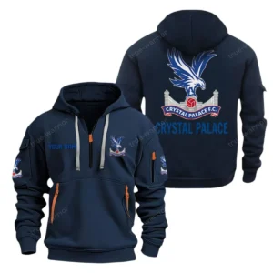 Outdoor Half-Zip Hoodie, Team Spirit Logo Design EPL280 - Navy