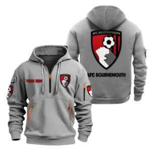 Performance Hoodie Half Zipper, Fan Edition Logo EPL280 - Gray