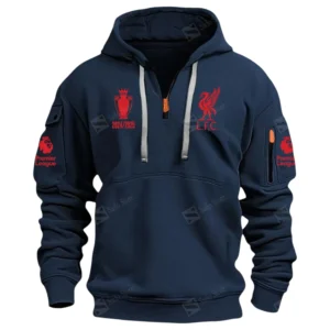 Performance Hoodie Half Zipper, Fan Edition Logo EPL400 - Navy