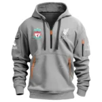 Performance Hoodie Half Zipper, Fan Edition Logo EPL400 - Gray