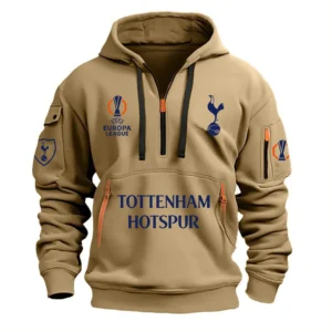 Training Hoodie Half Zipper, Fan-Friendly Logo Design EPL790 - Khaki