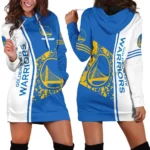 Bold Slam Fans Hoodie Dress For Women, Athletic Women's Hoodie Dress PTHDDSW1