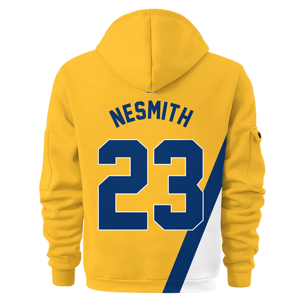 Outdoor Half-Zip Hoodie, Team Spirit Logo Design HVN1026 - Image 3