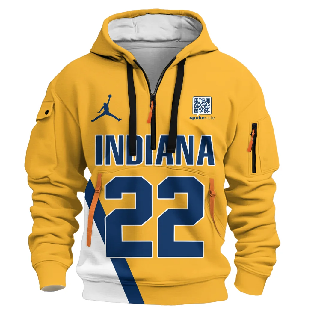 Training Hoodie Half Zipper, Fan-Friendly Logo Design HVN1026 - Image 2