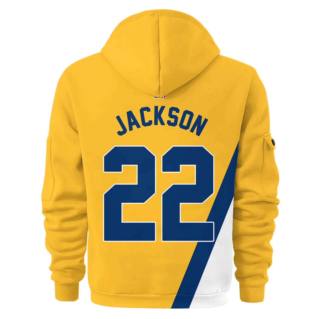 Training Hoodie Half Zipper, Fan-Friendly Logo Design HVN1026 - Image 3