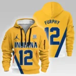 Fan Gift Hoodie Half Zipper, Sports-Inspired Logo Design HVN1026
