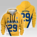 Everyday Hoodie Half Zipper, Athletic-Inspired Logo HVN1026