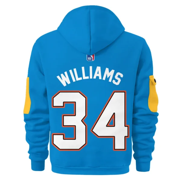 Fan Gift Hoodie Half Zipper, Sports-Inspired Logo Design HVN1026 - Image 3