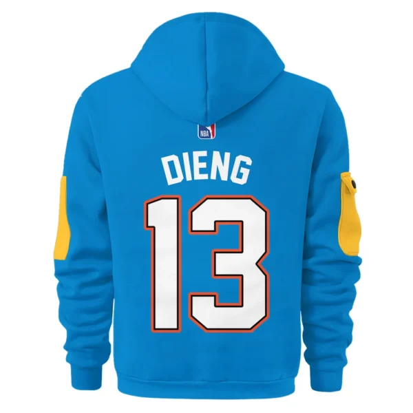 Casual Sports Hoodie Half Zipper, Modern Logo Detail Printing HVN1026 - Image 3