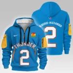 Urban Streetwear Hoodie, Half-Zip with Exclusive Logo HVN1026