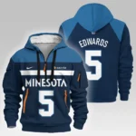 Training Hoodie Half Zipper, Fan-Friendly Logo Design HVN1026