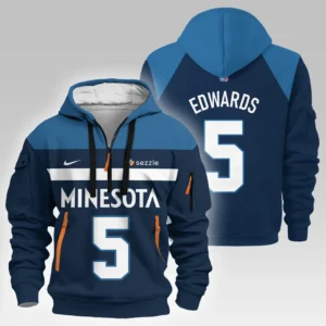 Training Hoodie Half Zipper, Fan-Friendly Logo Design HVN1026