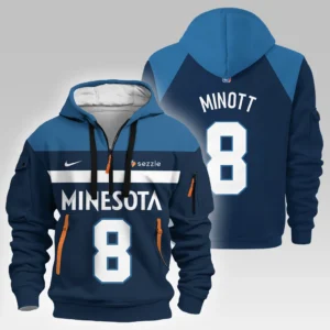 Casual Sports Hoodie Half Zipper, Modern Logo Detail Printing HVN1026