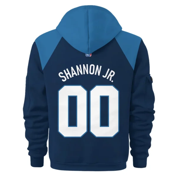 Fan Gift Hoodie Half Zipper, Sports-Inspired Logo Design HVN1026 - Image 3