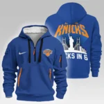 Athletic Half-Zip Hoodie, Team-Style Logo Print Hoodie Gift For Football Fans HVN1027