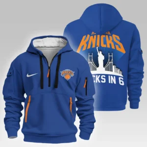 Athletic Half-Zip Hoodie, Team-Style Logo Print Hoodie Gift For Football Fans HVN1027