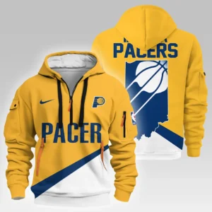 Casual Sports Hoodie Half Zipper, Modern Logo Detail Printing HVN1027