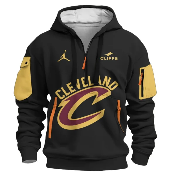 Urban Streetwear Hoodie, Half-Zip with Exclusive Logo HVN1030 - Image 2