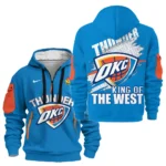 Outdoor Half-Zip Hoodie, Team Spirit Logo Design HVN1032