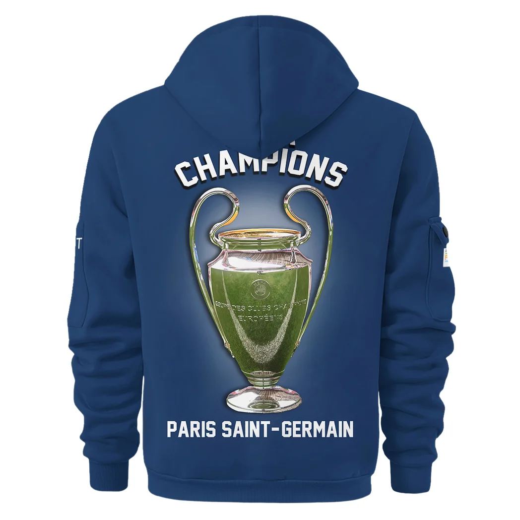 Training Hoodie Half Zipper, Fan-Friendly Logo Design HVN1034 - Image 3