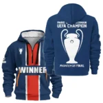 Outdoor Half-Zip Hoodie, Team Spirit Logo Design HVN1036