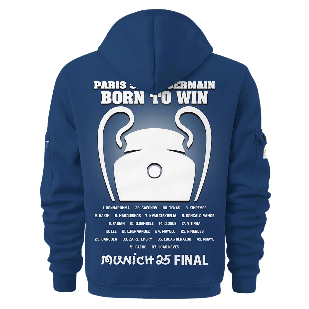 Lightweight Sports Hoodie Half Zipper, Unique Logo Print HVN1037 - Image 3