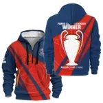 Casual Sports Hoodie Half Zipper, Modern Logo Detail Printing HVN1042