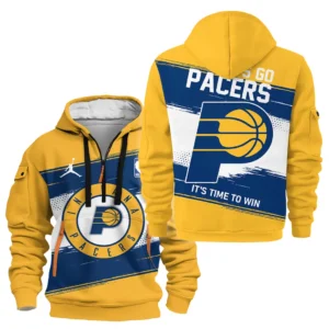 Urban Streetwear Hoodie, Half-Zip with Exclusive Logo HVN1044