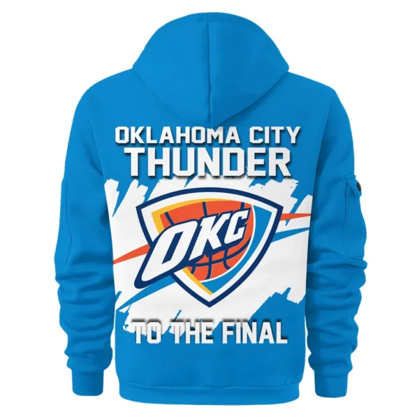 Outdoor Half-Zip Hoodie, Team Spirit Logo Design HVN1045 - Image 3