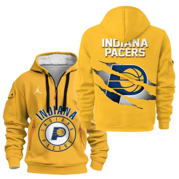 Lightweight Sports Hoodie Half Zipper, Unique Logo Print HVN1046