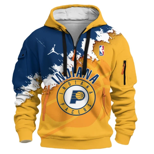 Training Hoodie Half Zipper, Fan-Friendly Logo Design HVN1047 - Image 2