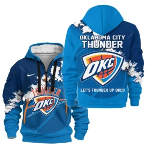 Fan Gift Hoodie Half Zipper, Sports-Inspired Logo Design HVN1047
