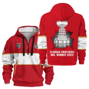 Everyday Hoodie Half Zipper, Athletic-Inspired Logo HVN1051
