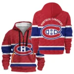 Outdoor Half-Zip Hoodie, Team Spirit Logo Design HVN1053