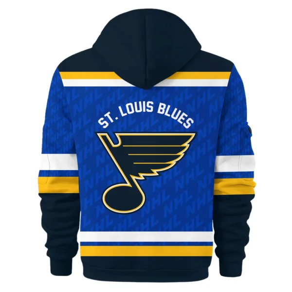 Training Hoodie Half Zipper, Fan-Friendly Logo Design HVN1053 - Image 3