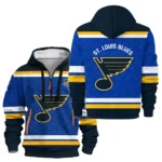 Training Hoodie Half Zipper, Fan-Friendly Logo Design HVN1053